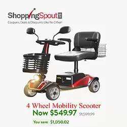 $1,050 Off SACVON Mobility Scooter